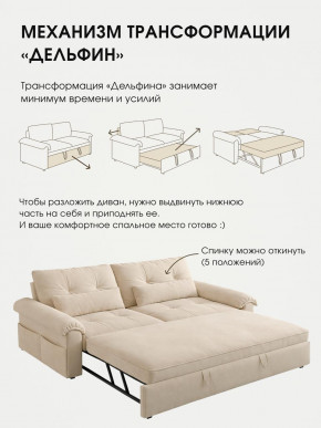 Диван-кровать ЛУНО 160см в Каргате - kargat.mebelnovo.ru | фото