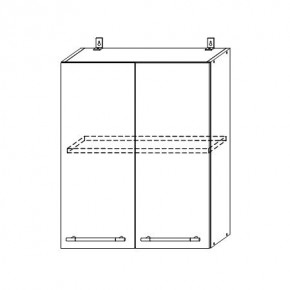 Гарда ВП 600 шкаф верхний высокий в Каргате - kargat.mebelnovo.ru | фото