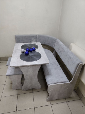 Кухонный уголок Миссия V велюр (цемент) в Каргате - kargat.mebelnovo.ru | фото