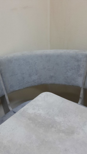 Кухонный уголок Миссия V велюр (цемент) в Каргате - kargat.mebelnovo.ru | фото