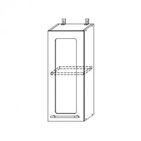 Монако ВПС 300 шкаф верхний стекло в Каргате - kargat.mebelnovo.ru | фото