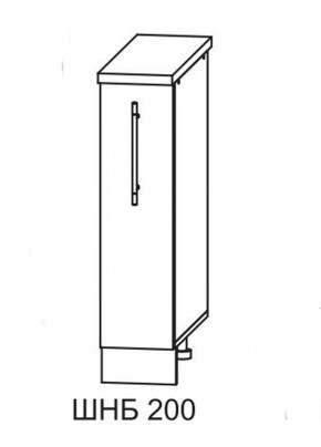 Олива СБ 200 шкаф нижний бутылочница в Каргате - kargat.mebelnovo.ru | фото