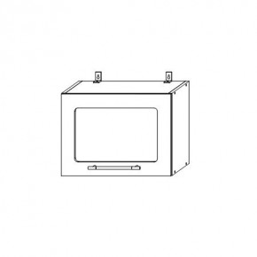 Опера ВПГС 500 шкаф верхний горизонтальный со стеклом в Каргате - kargat.mebelnovo.ru | фото