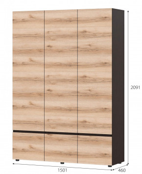 Шкаф 3-х Берген в Каргате - kargat.mebelnovo.ru | фото