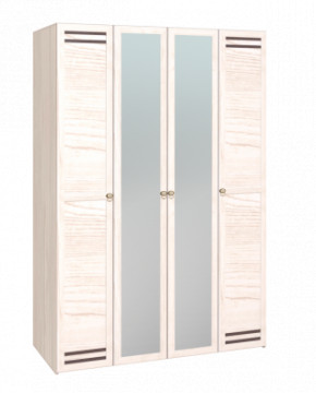 Шкаф для одежды 4-х дверный 555 Бриз в Каргате - kargat.mebelnovo.ru | фото